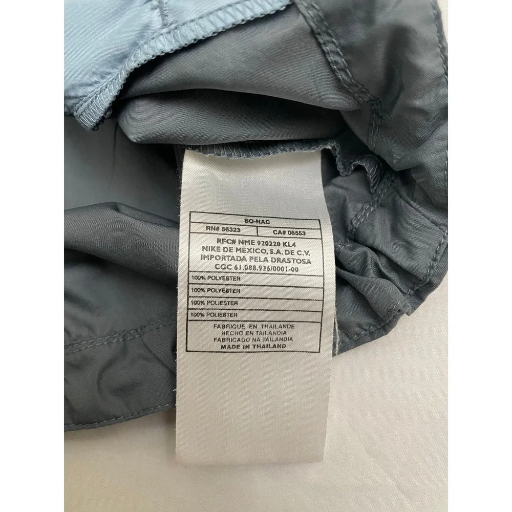 Y2K Nike Running Full Zip Track Jacket Men's Large Blue Colorblock Vintage
